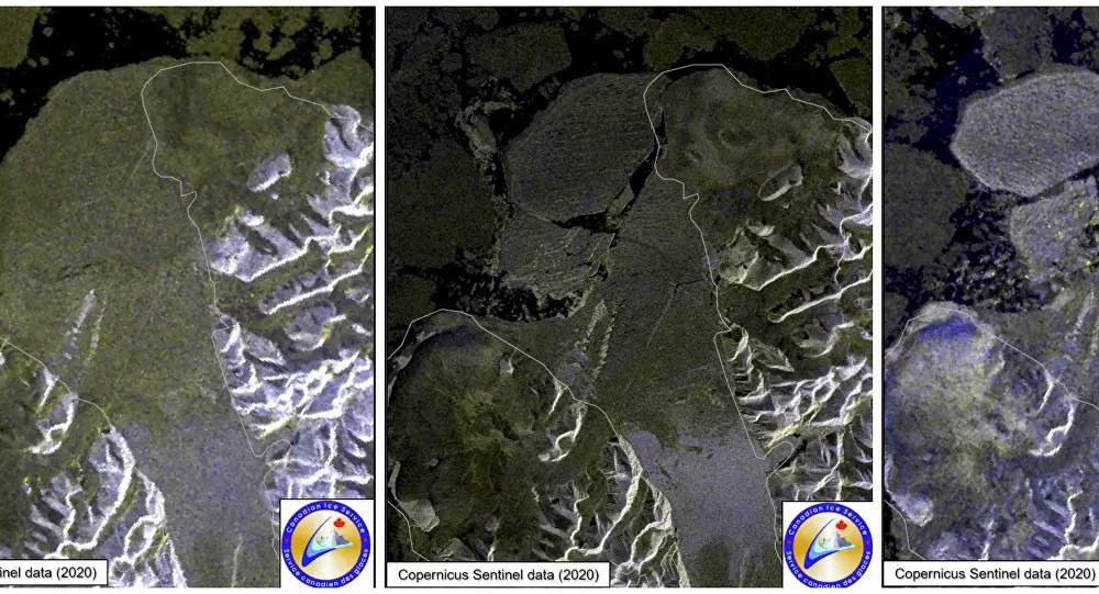 冰架|加拿大最后一个冰架解体 7月底面积骤减超40％