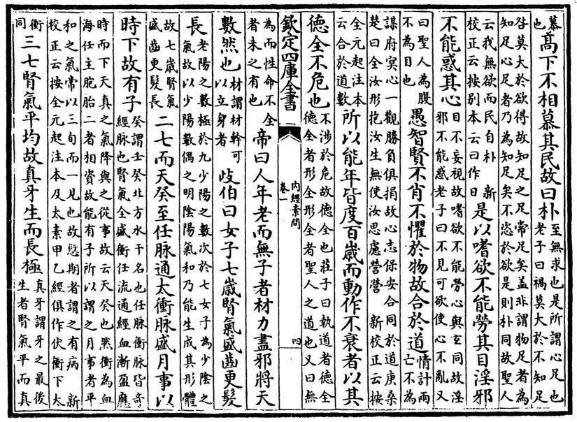 黄帝内经|你不会猜到，《黄帝内经》的第一篇目竟然是？