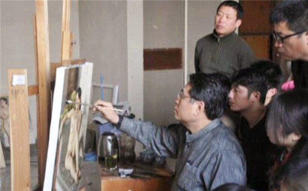 油画|油画院院长杨飞云：以妻子为模特，6幅画拍出7179万的“天价”