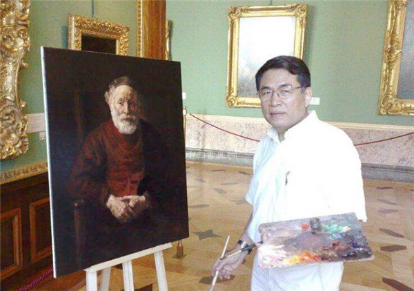 油画|油画院院长杨飞云：以妻子为模特，6幅画拍出7179万的“天价”