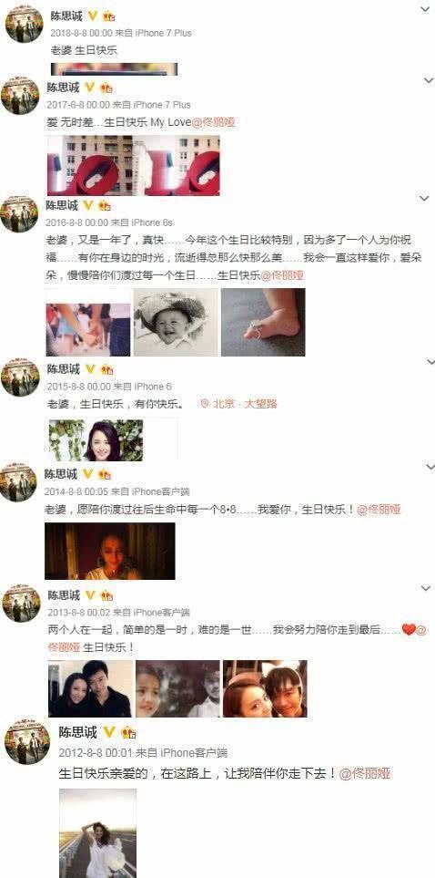陈思诚为佟丽娅庆生-WordPress极简博客