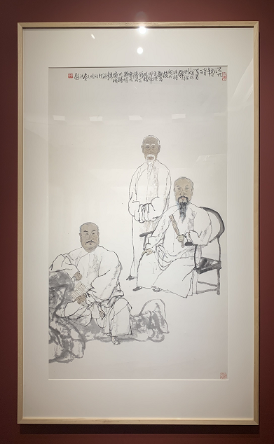 韩硕|韩硕作品展昨天开幕：在人物画里读历史典故