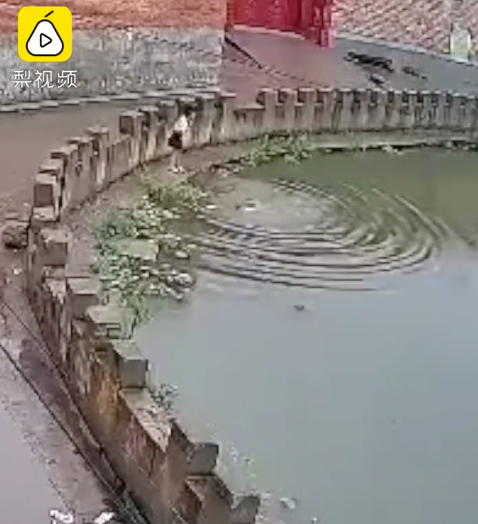 山西|5岁妹妹落水8岁姐姐跳水救，上演惊魂2分钟