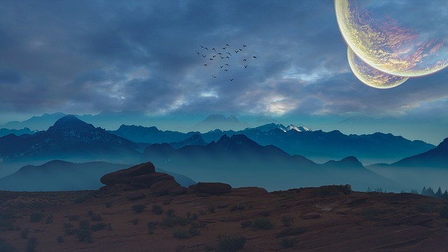 古诗词|古诗词中的明月，苍茫云海，月出天山