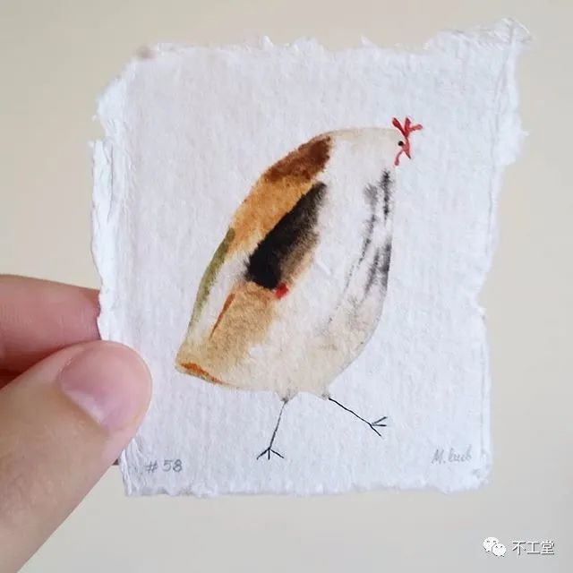 水彩画|风格朴拙却富有童趣的水彩画