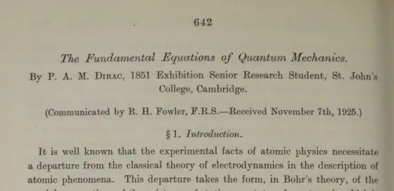 保罗·狄拉克|如何成为理论学家中的理论学家？