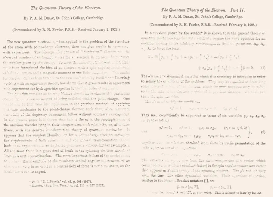 保罗·狄拉克|如何成为理论学家中的理论学家？