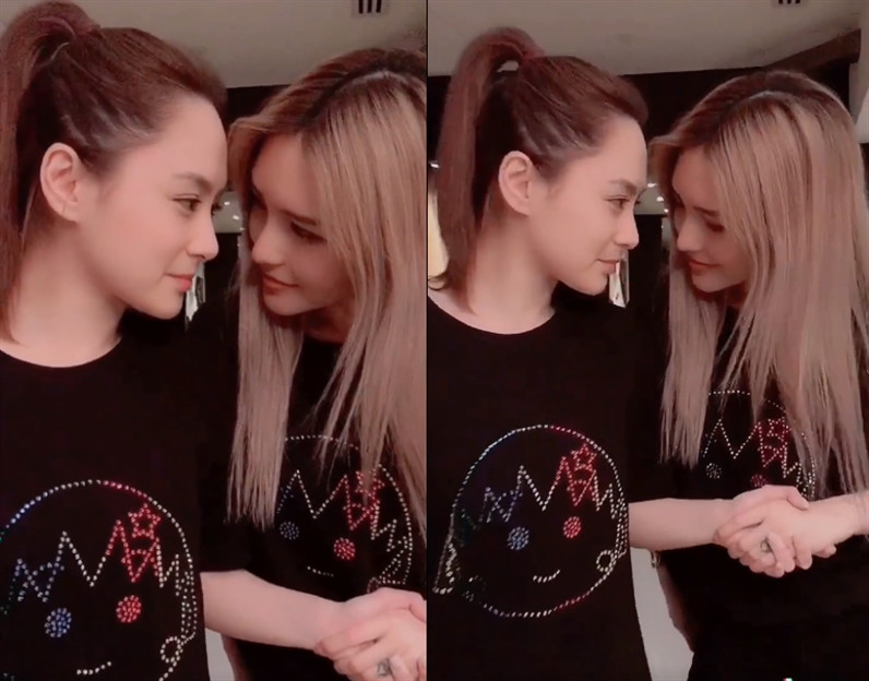 周扬青|周扬青晒与阿娇合照，闺蜜俩恢复单身后首同框，一个赛一个漂亮