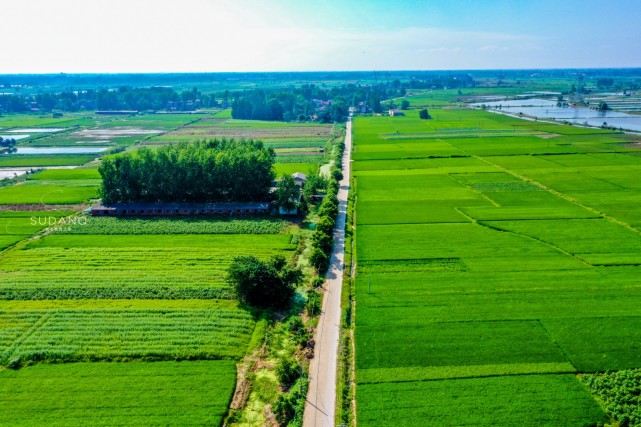 航拍湖北:江汉平原如此美丽,千年古城与田园风光犹如一幅画卷