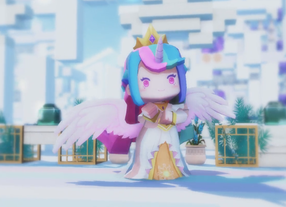 迷你世界《小马宝莉》"柔柔"皮肤登场,玩家:比宇宙公主更可爱