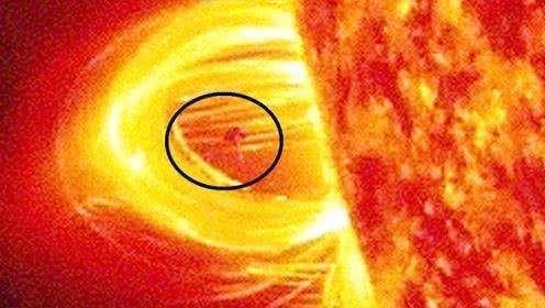 nasa|NASA捕捉到太阳附近的“巨型飞船”，比地球大10倍？这是怎么回事