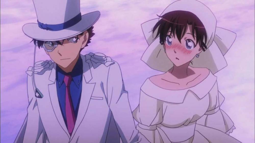 女装大佬怪盗基德假扮成女生的样子甚至骗过了柯南