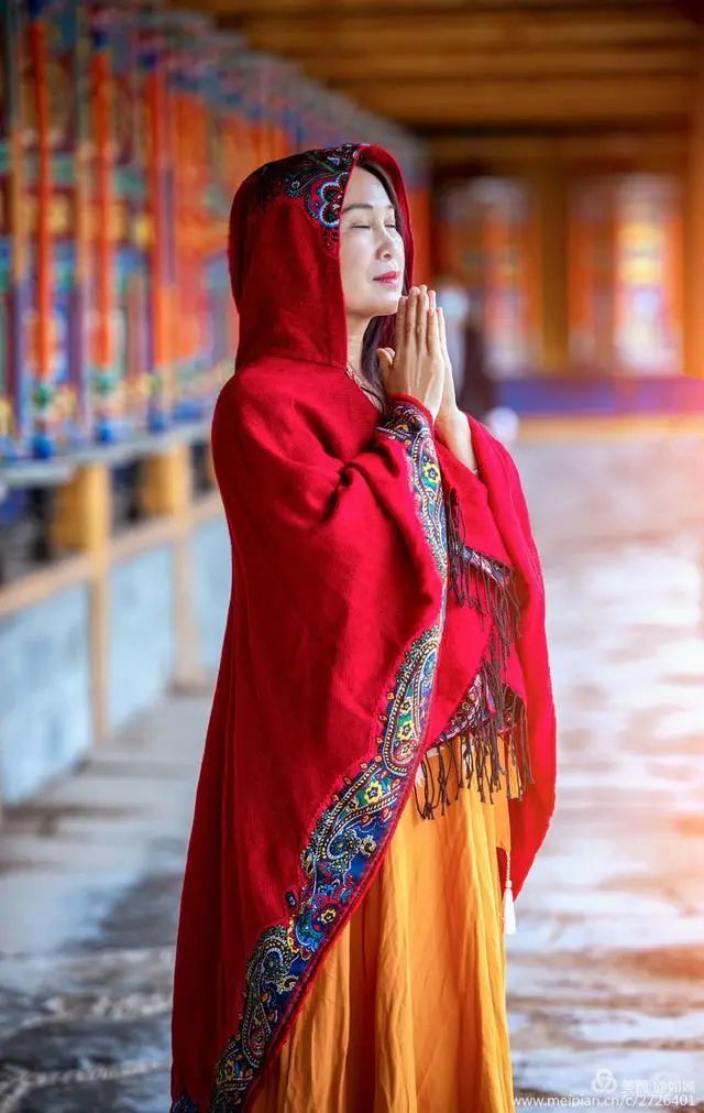 人像摄影佛缘