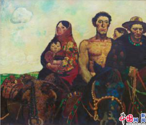 仙山楼阁|嘉德2020春拍即将启幕 张大千巨制《仙山楼阁》首次亮相