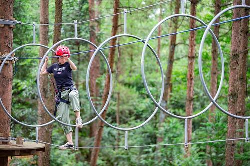 攀岩 丛林飞跃 高空速滑 武隆首个丛林探险胜地下周开放 腾讯新闻