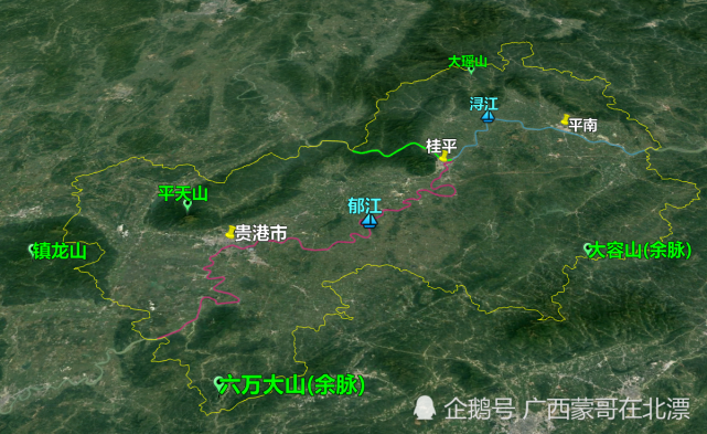 多山的广西,却有一块大平原——贵港浔郁平原!