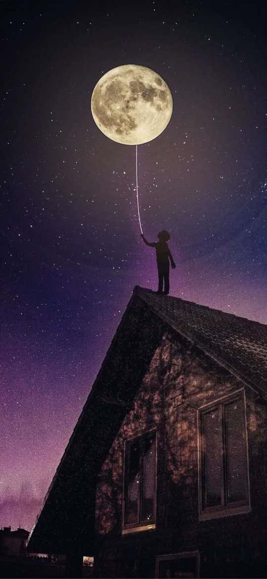 月遇从云 花遇和风 今晚上的夜空很美 我又想你了 宫崎骏 月亮与六便士