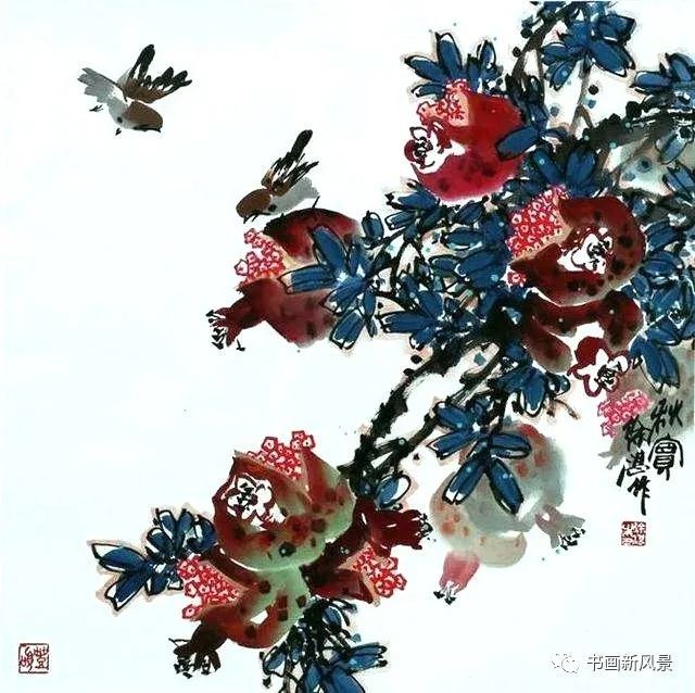 郭味渠|这组花鸟，悦目、赏心、醉人！