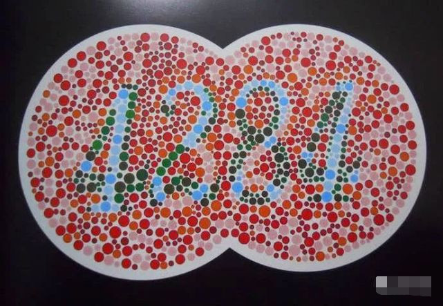 色盲|色盲测试：能在图片中，看出“6890”的人，视力非常的厉害！