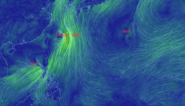 台风|8月台风窝来了？双台风胚胎同现！5号蔷薇“下沉气流”可能较强
