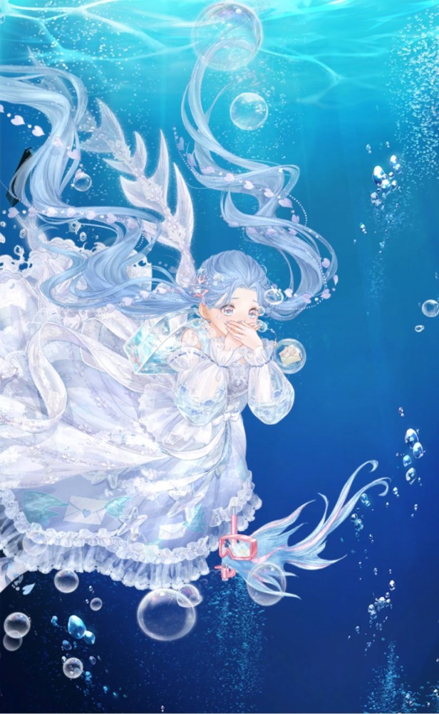 奇迹暖暖的海底世界超美,鲛珠堪称女皇,人鱼是永远的神!