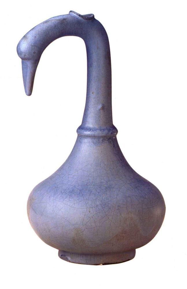 中国陶瓷文化实用又美观的鹅颈瓶和实用与观赏性巧妙结合的佳作