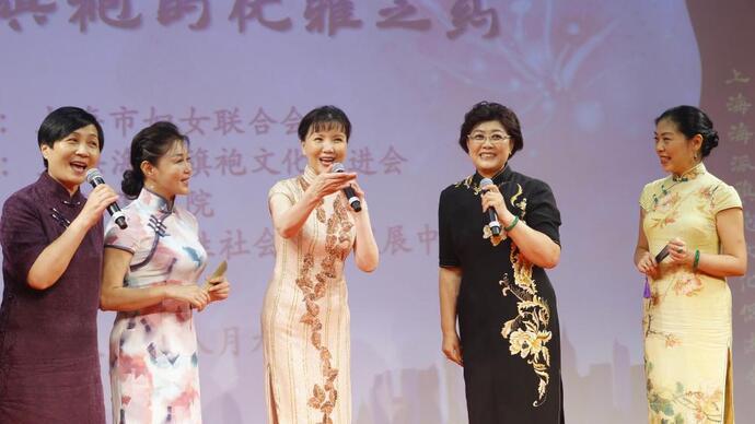 旗袍|上海迎来年度第二个高温橙色预警，这群姐姐为何穿着旗袍游花园洋房？