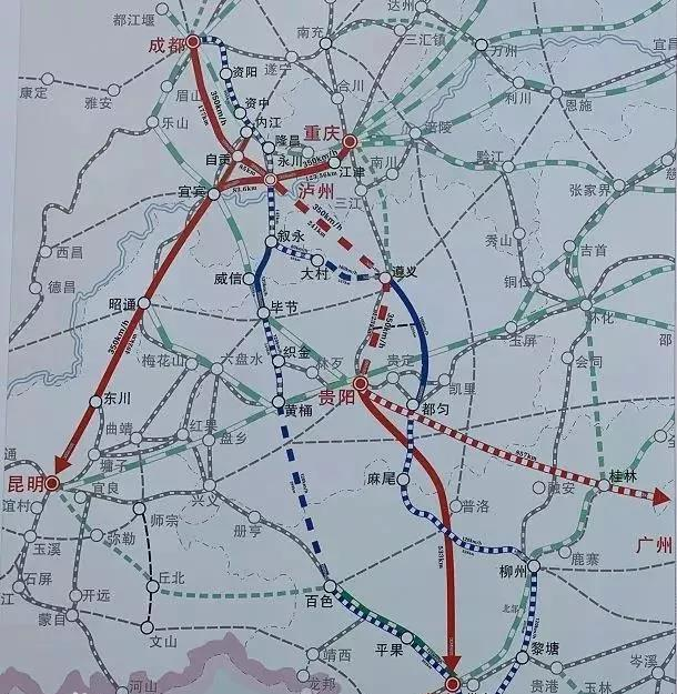 蓉遵高速铁路,指的是四川成都到贵州遵义的高铁,它起于成都东站,止于