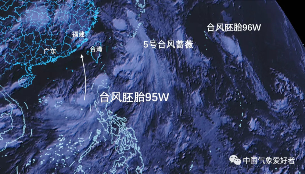 台风|5号台风蔷薇生成，三台风胚胎共舞！8月台风已报复性偏多？