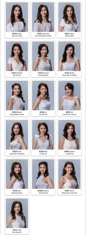 香港小姐|期待！2020年香港小姐十五强名单出炉，大热门选手全部入围