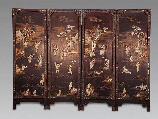 古之屏风隔繁世喧嚣于门外留诗情画意于室内