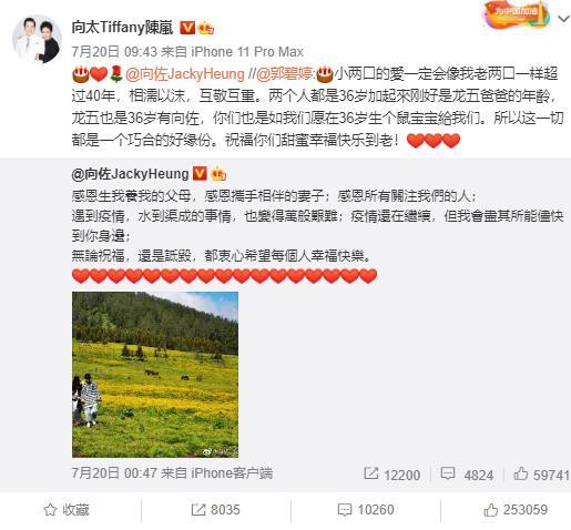 郭碧婷|向佐郭碧婷感情破裂？向佐忽删官宣怀孕动态，向太已半月未互动