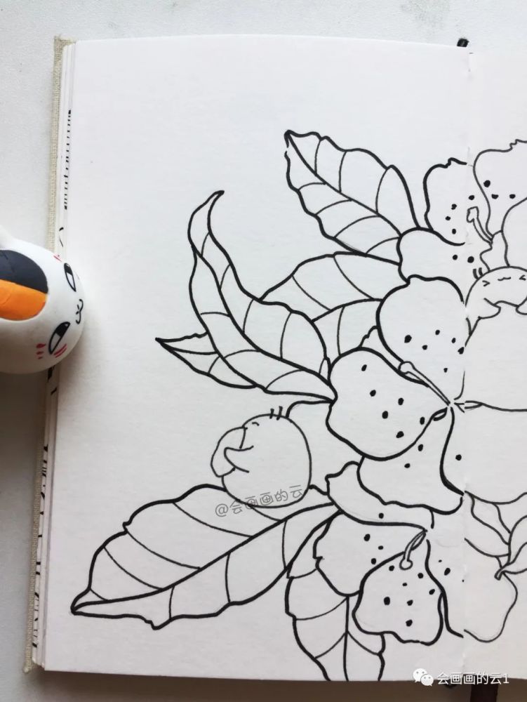 针管笔|没想到针管笔和水彩可以这么好看！手绘过程图分享