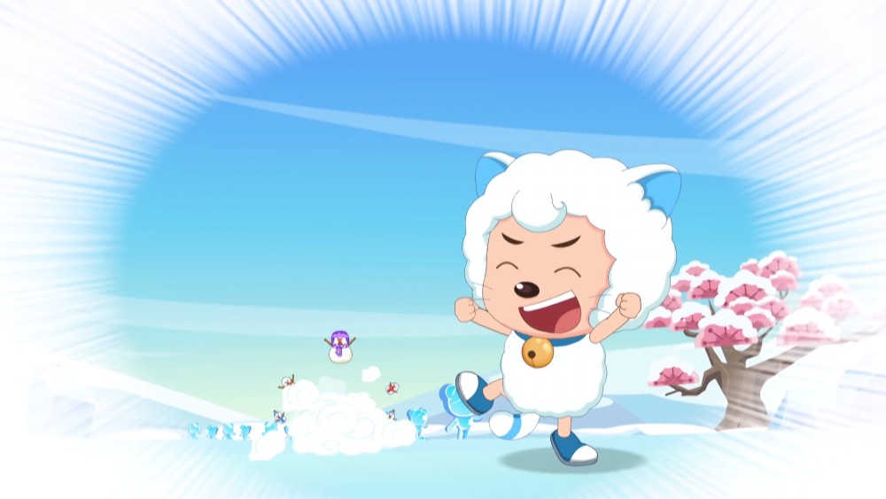 喜羊羊与灰太狼,喜羊羊猫化后玩心太重,冰雪镇村民叫苦连天