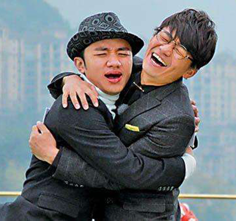 王宝强王祖蓝久违同框!