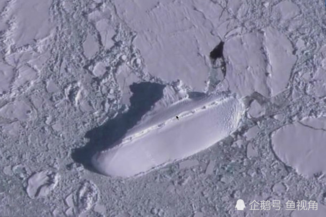 南极洲|南极冰山发现长120米“冰船”，疑有窗户烟囱，引发阴谋论猜测！