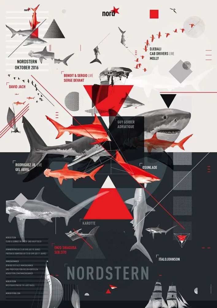 色块|色块拼接，搭配其他图形设计，简直脑洞大开！