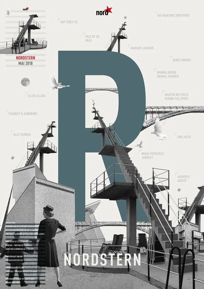 色块|色块拼接，搭配其他图形设计，简直脑洞大开！