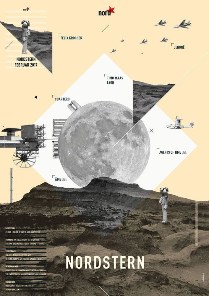 色块|色块拼接，搭配其他图形设计，简直脑洞大开！