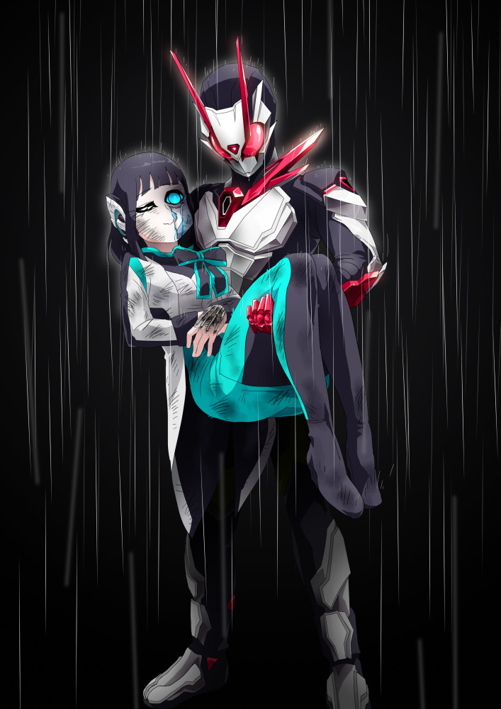 假面骑士原创同人逢魔月读让人惊艳龙化电王更显霸气