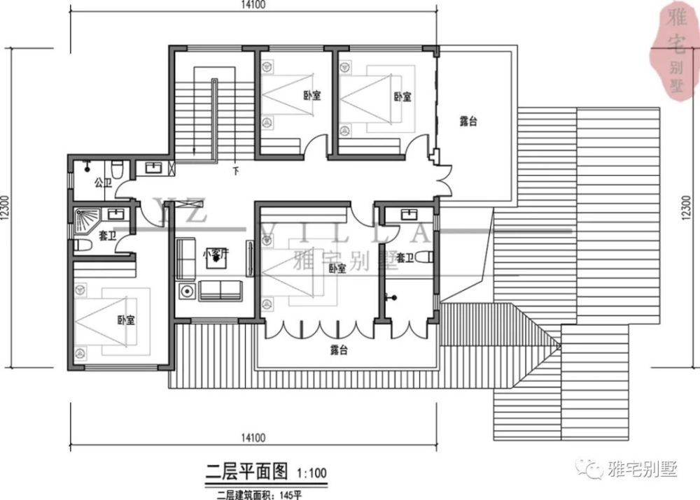 兩層中式庭院別墅 兩層中式庭院別墅