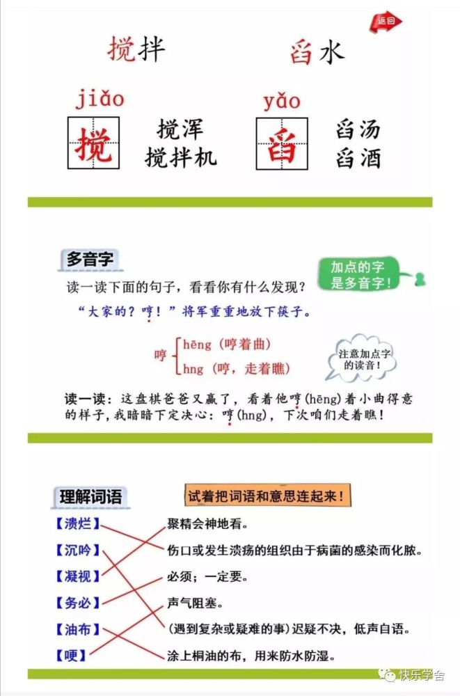 微课堂 新部编版小学语文五年级上册第15课小岛图文解读 知识点 腾讯新闻