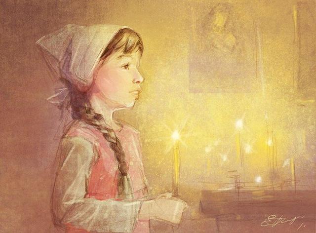 插画家|白俄罗斯美女插画家叶卡捷琳娜下的小女孩，太可爱了