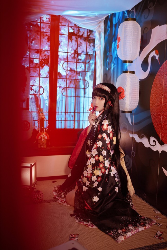 《美少女万华镜》莲华cosplay,和服美少女,多图预警!_腾讯新闻