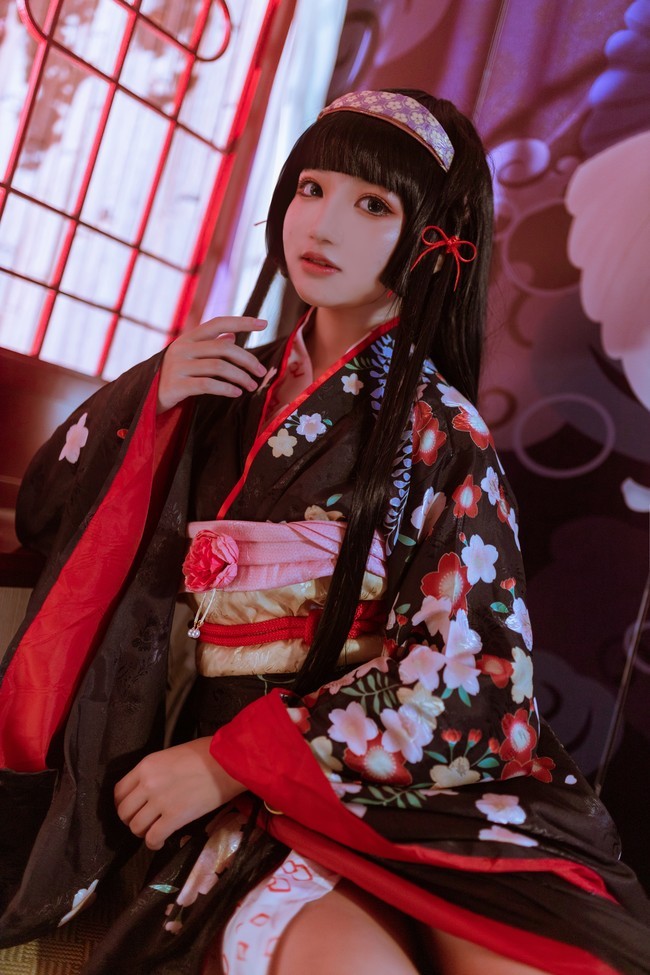 《美少女万华镜》莲华cosplay,和服美少女,多图预警!_腾讯新闻