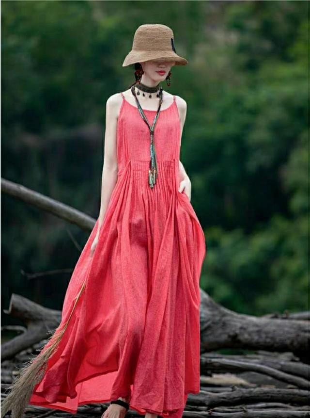 快来清凉一夏,森女系风格清凉解暑,是夏日穿搭的不二之选