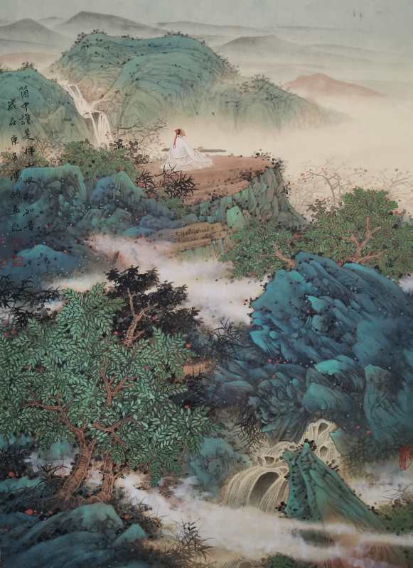 山水知音图43*65