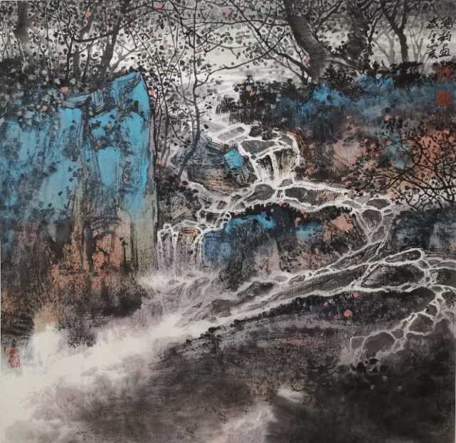 山溪图65*65