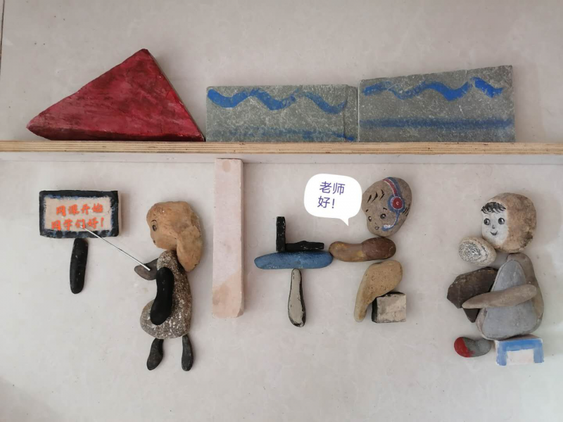 石头|“在抗疫的日子里” 她点石成画再现不可磨灭的记忆