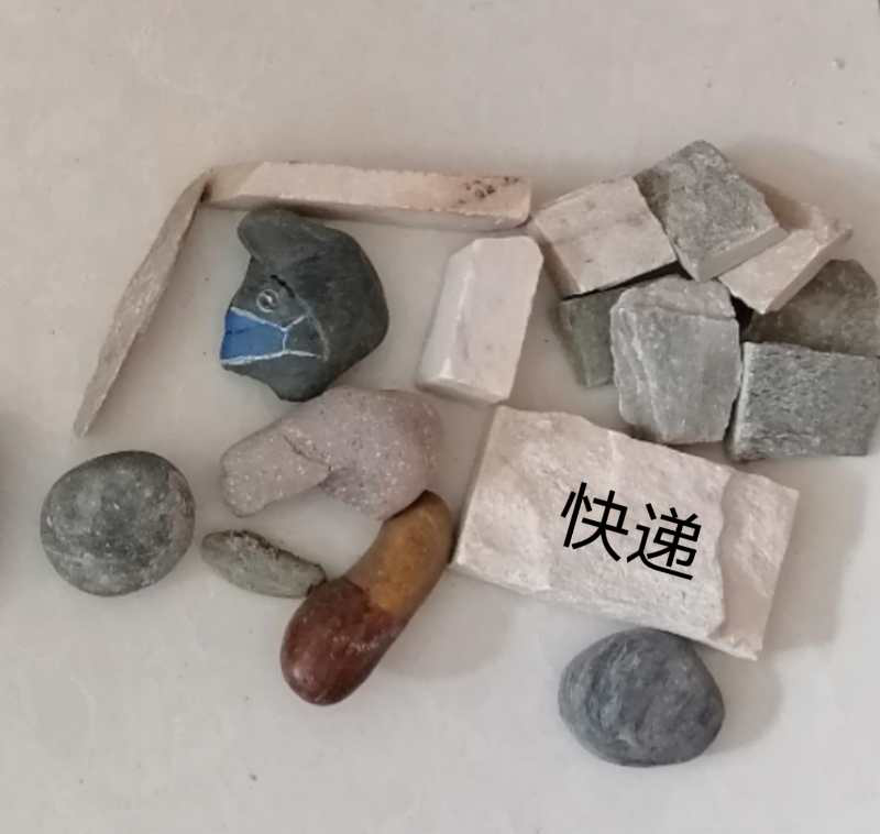 石头|“在抗疫的日子里” 她点石成画再现不可磨灭的记忆